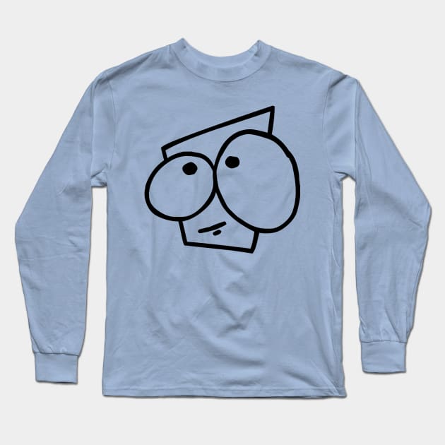 Square heads -  Moods 4 Long Sleeve T-Shirt by Everyday Magic